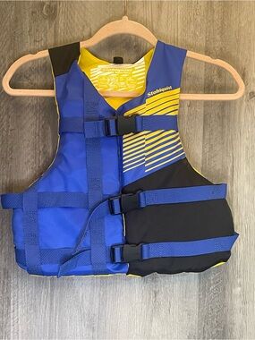 Kids Blue and Yellow Life Jacket PFD